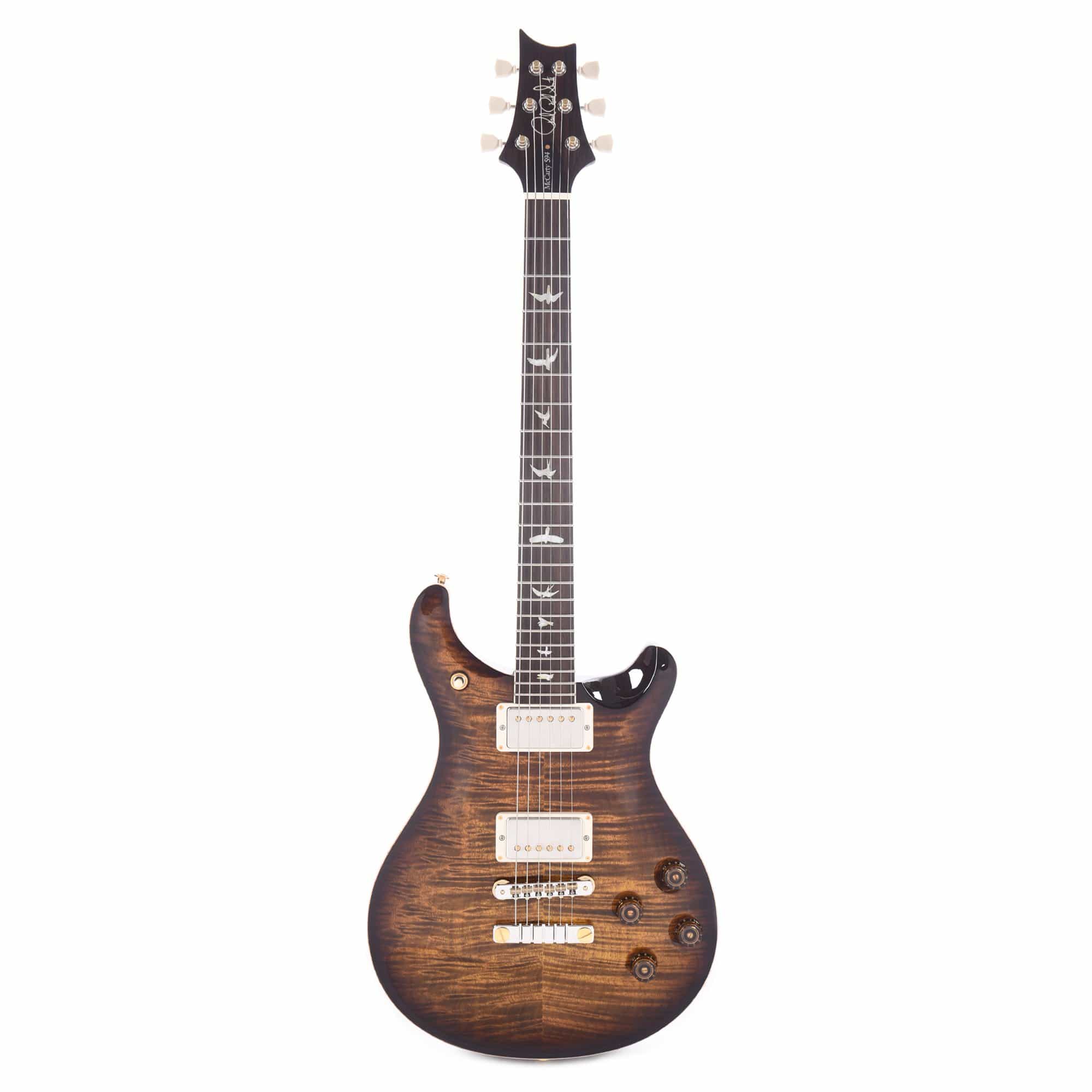 PRS Wood Library McCarty 594 10 Top Flame Black Gold Burst w/Rosewood Neck & Brazilian Rosewood Fingerboard Electric Guitars / Solid Body
