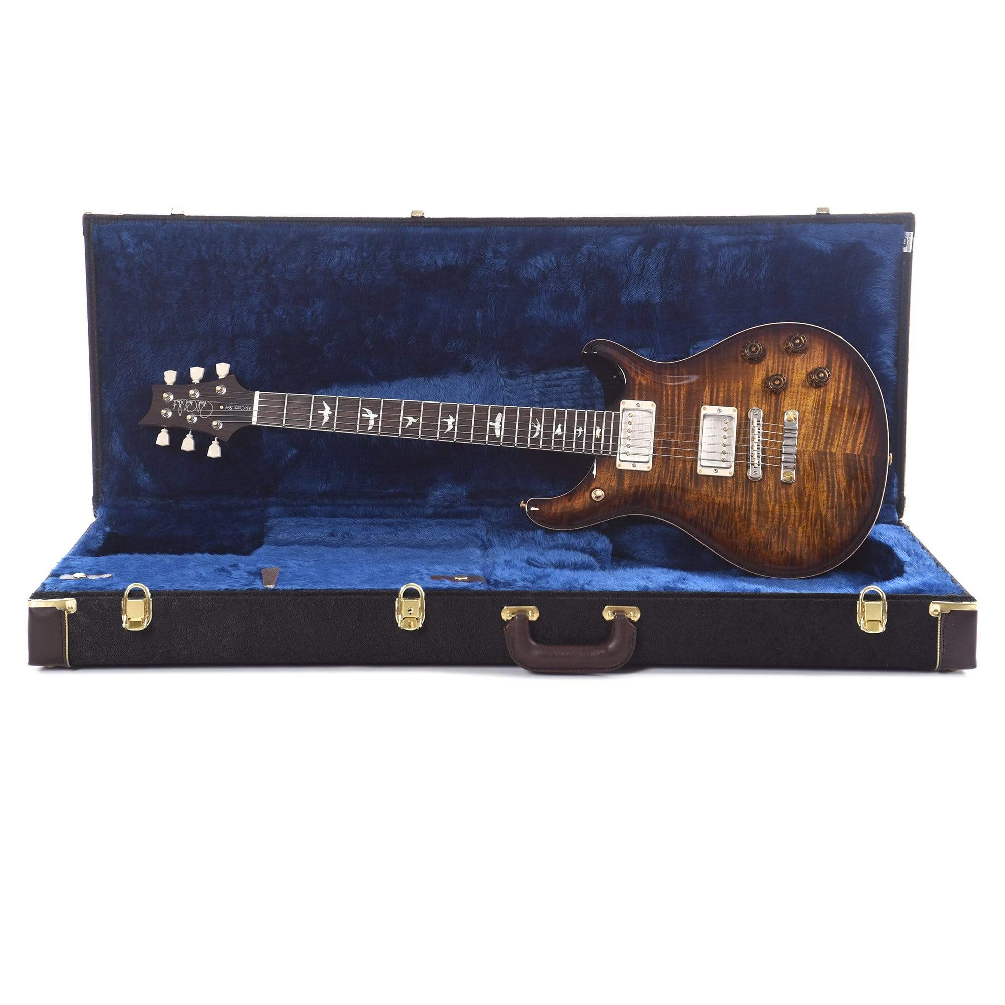 PRS Wood Library McCarty 594 10 Top Flame Black Gold Burst w/Rosewood Neck & Brazilian Rosewood Fingerboard Electric Guitars / Solid Body