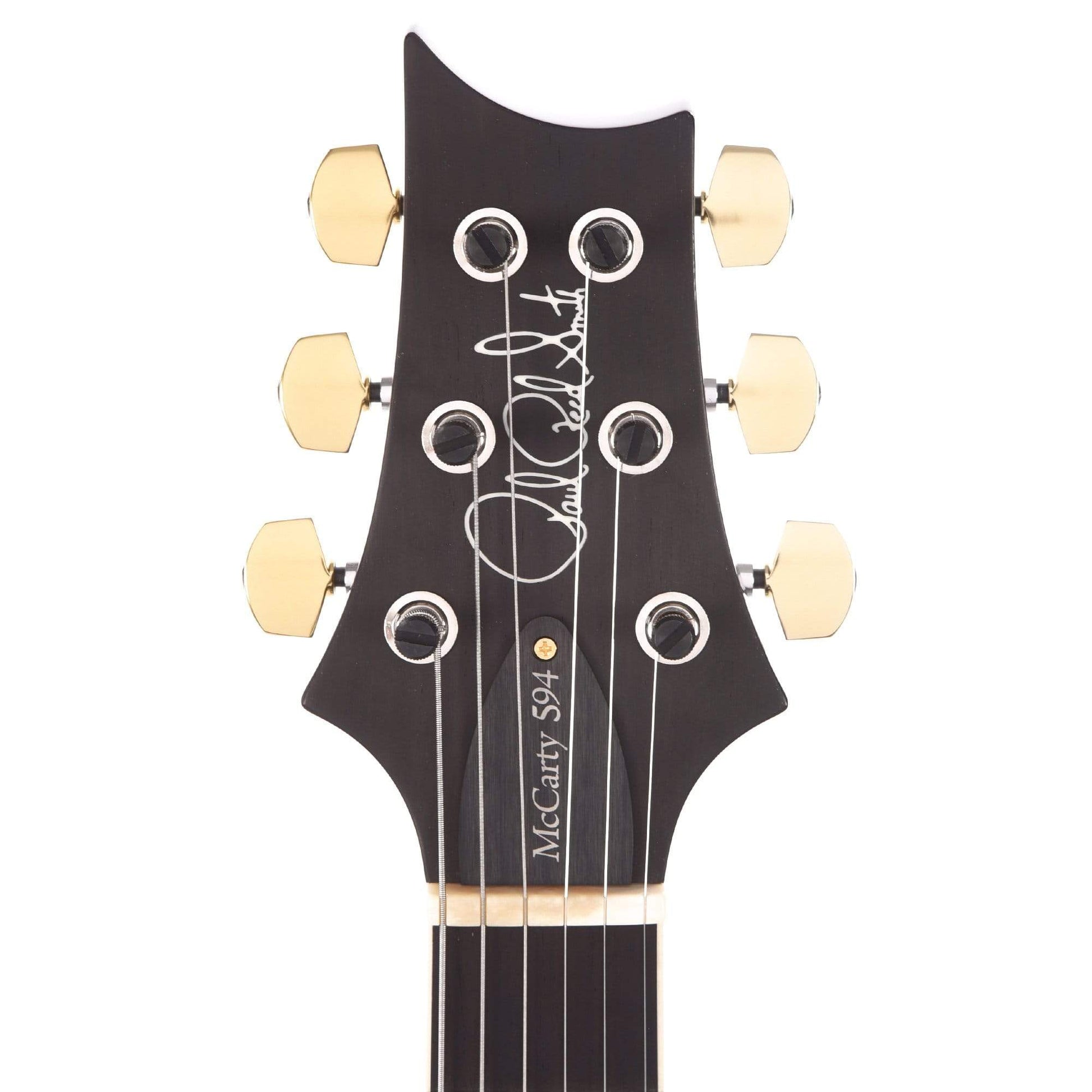 PRS Wood Library McCarty 594 10 Top Flame Charcoal Purple Burst w/Stained Figured Maple Neck & African Blackwood Fingerboard Electric Guitars / Solid Body