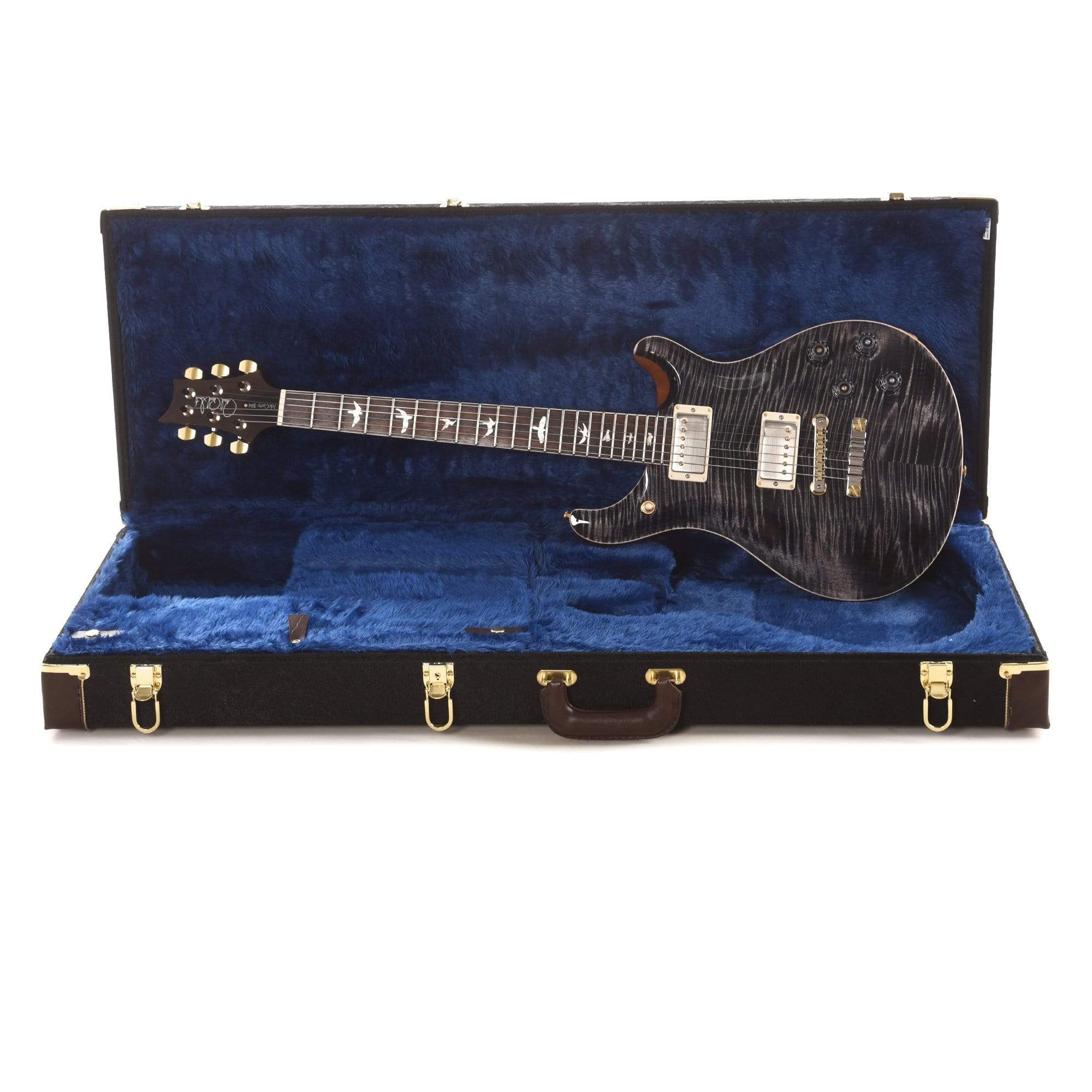 PRS Wood Library McCarty 594 10 Top Flame Charcoal w/Brazilian Rosewood Fingerboard Electric Guitars / Solid Body