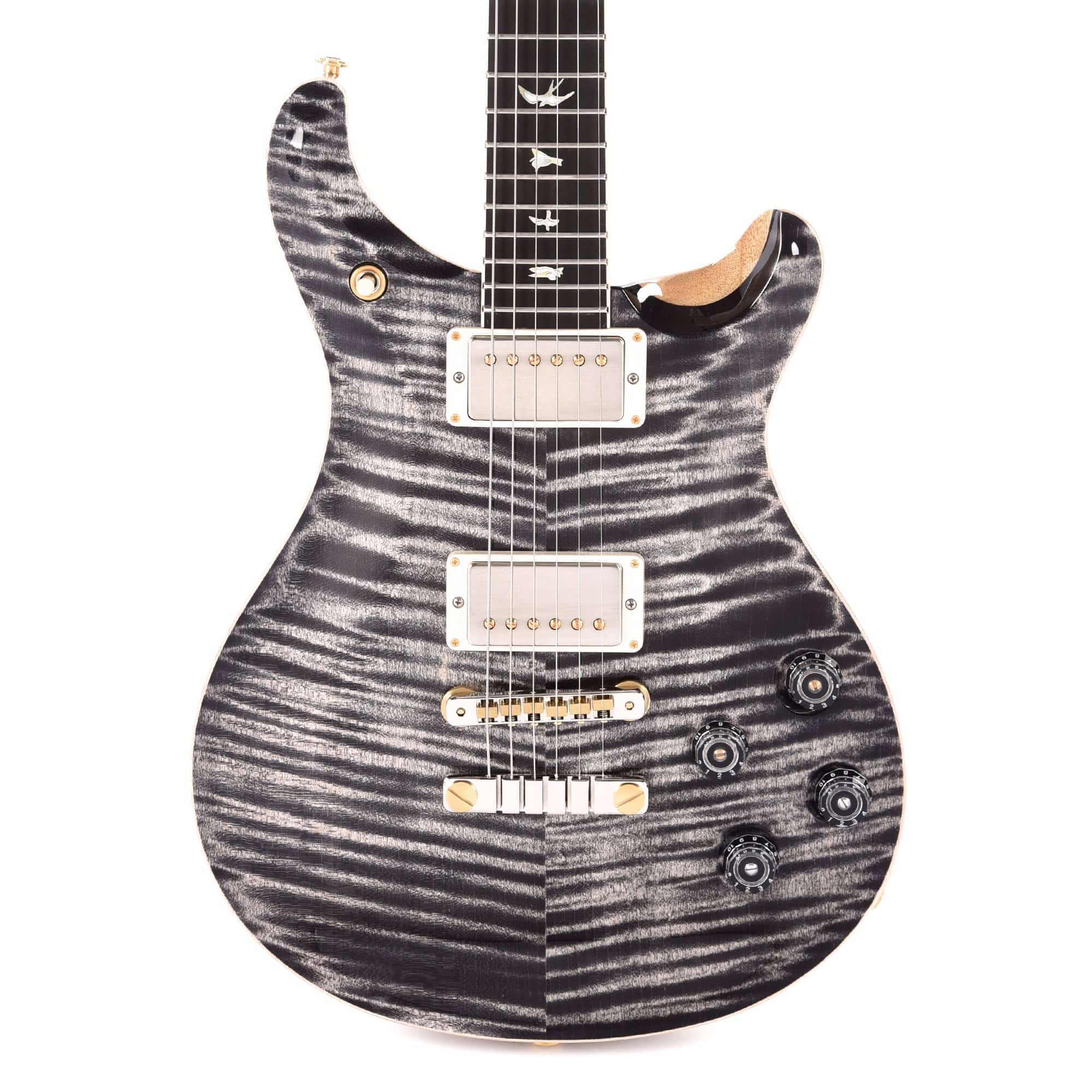PRS Wood Library McCarty 594 10 Top Flame Charcoal w/Ebony Fingerboard, Korina Back & Neck Electric Guitars / Solid Body