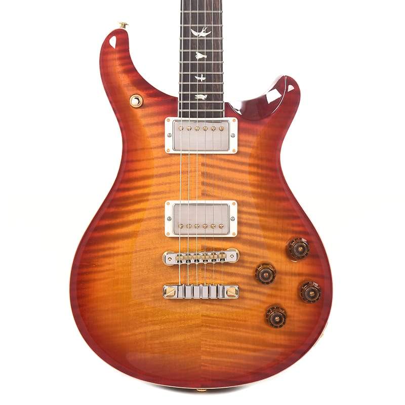 PRS Wood Library McCarty 594 10 Top Flame Dark Cherry Sunburst w/Brazilian Rosewood Fingerboard Electric Guitars / Solid Body