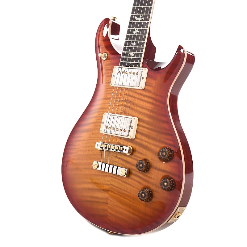 PRS Wood Library McCarty 594 10 Top Flame Dark Cherry Sunburst w/Brazilian Rosewood Fingerboard Electric Guitars / Solid Body