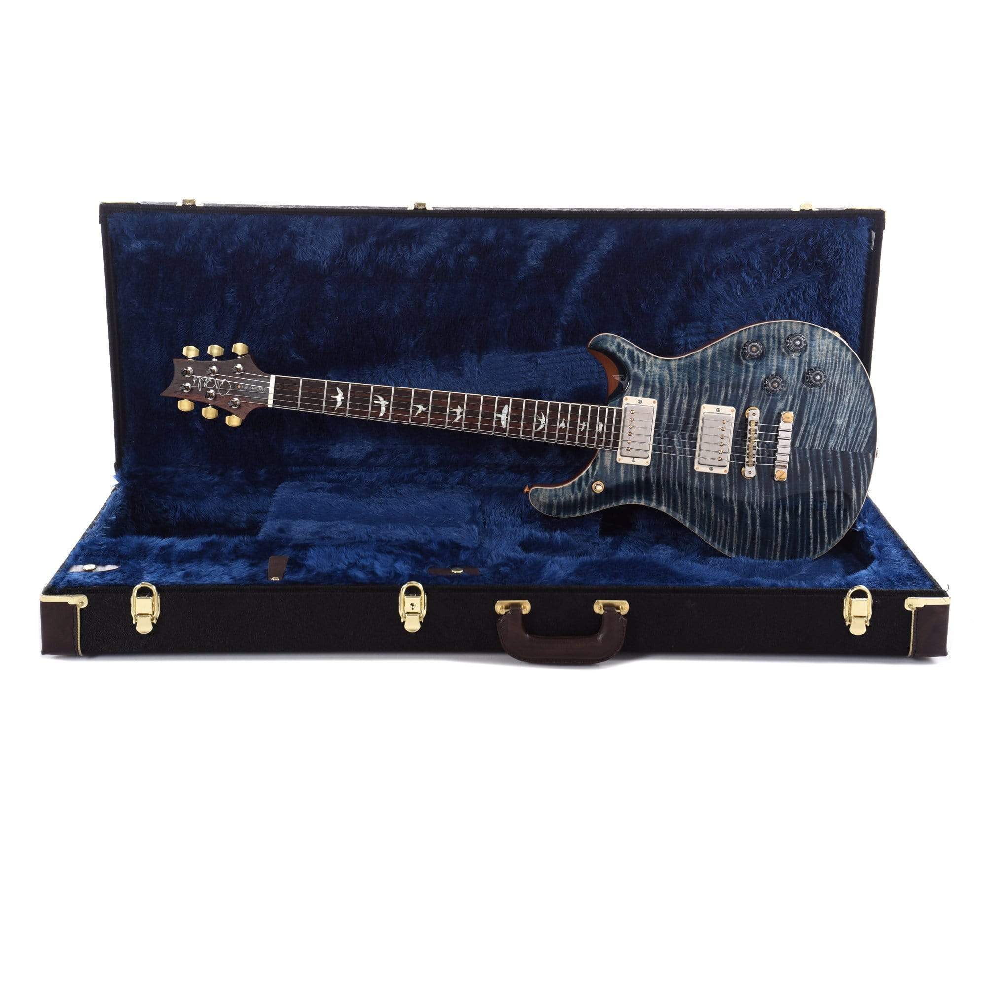 PRS Wood Library McCarty 594 10 Top Flame Faded Whale Blue/Natural Back w/Brazilian Rosewood Fingerboard Electric Guitars / Solid Body