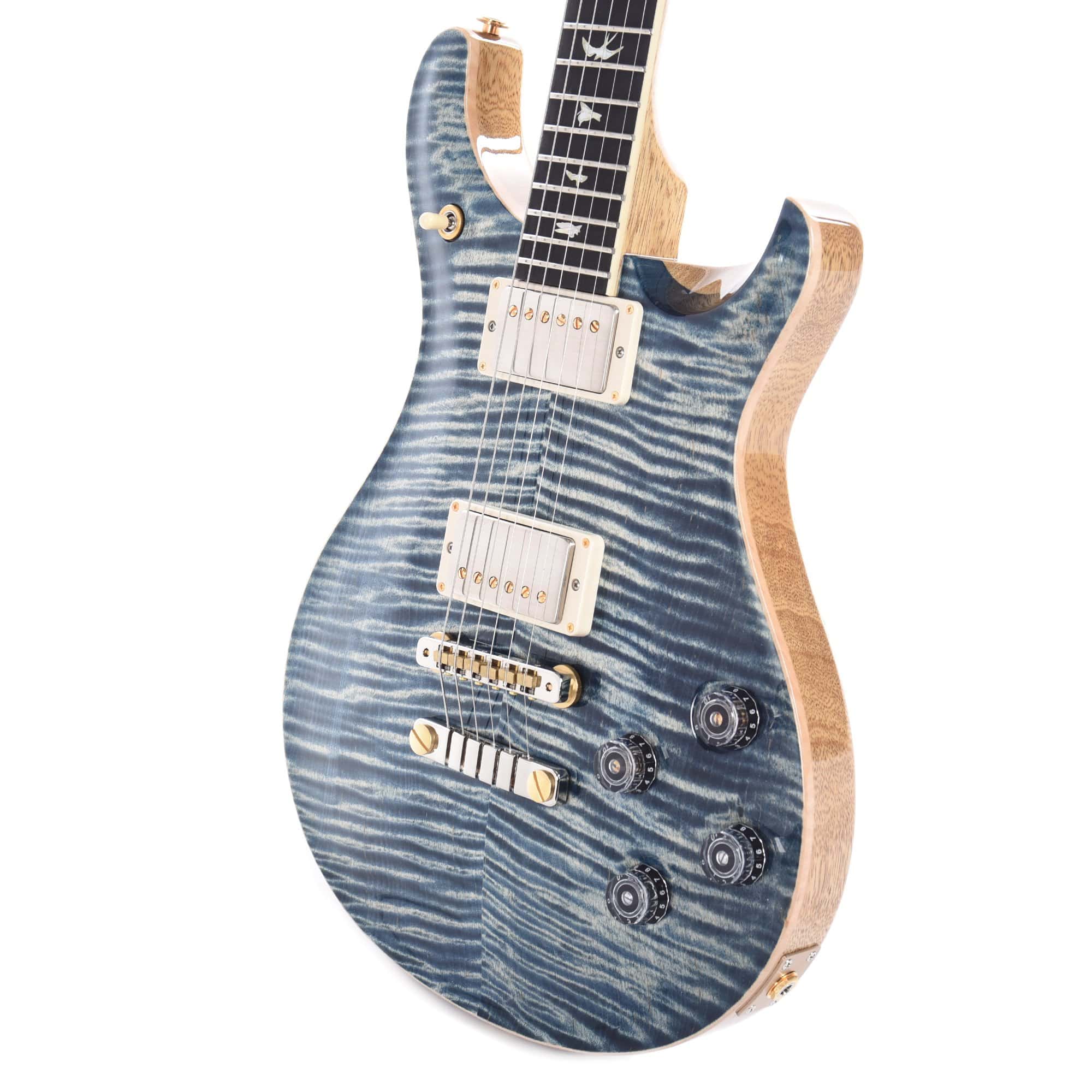 PRS Wood Library McCarty 594 10 Top Flame Faded Whale Blue w/Ebony Fingerboard, Korina Back & Neck Electric Guitars / Solid Body