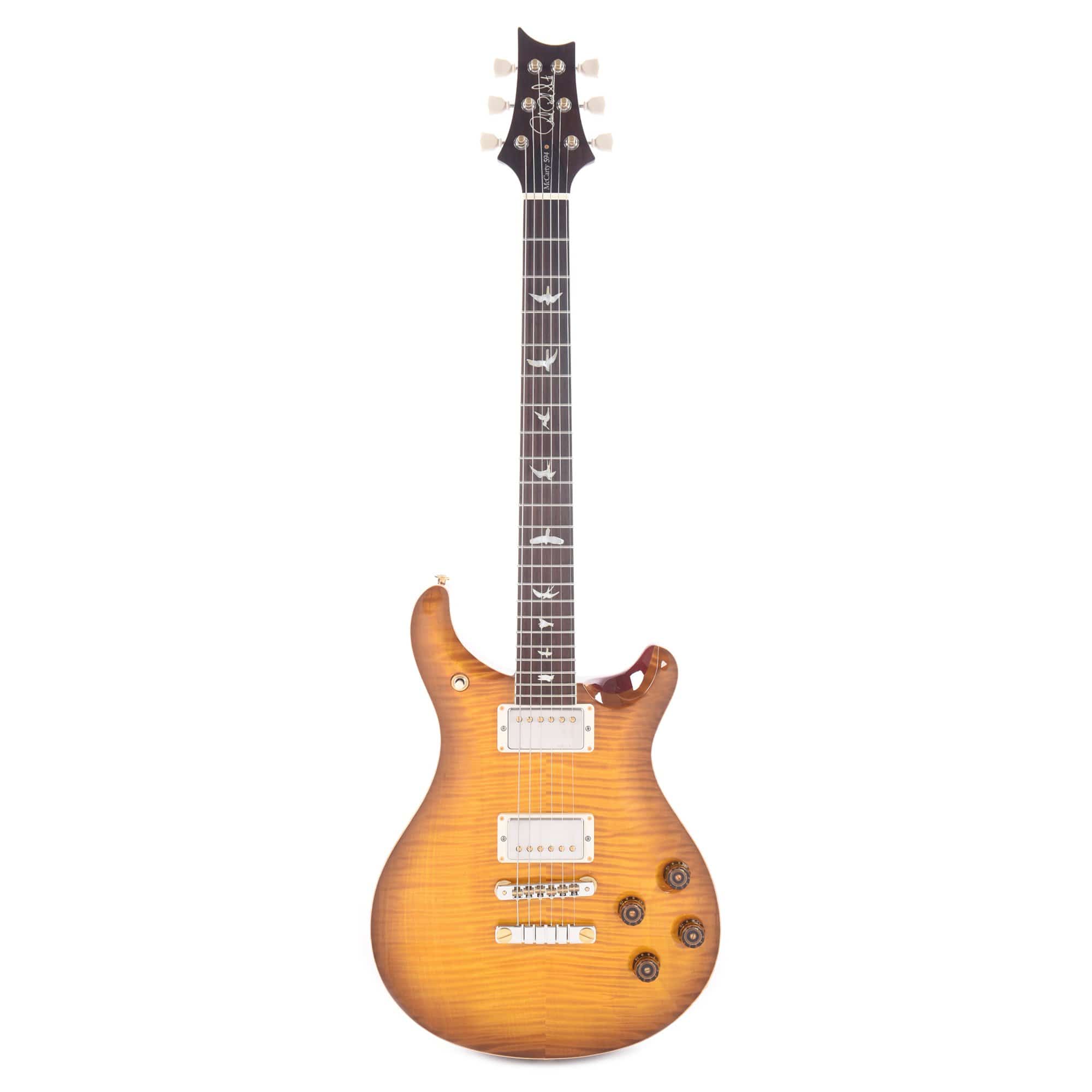 PRS Wood Library McCarty 594 10 Top Flame McCarty Sunburst w/Rosewood Neck & Brazilian Rosewood Fingerboard Electric Guitars / Solid Body