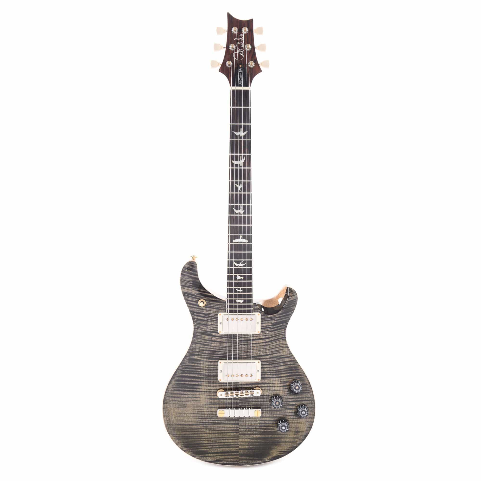 PRS Wood Library McCarty 594 10 Top Flame Obsidian w/Brazilian Rosewood Fingerboard, Korina Back & Neck Electric Guitars / Solid Body