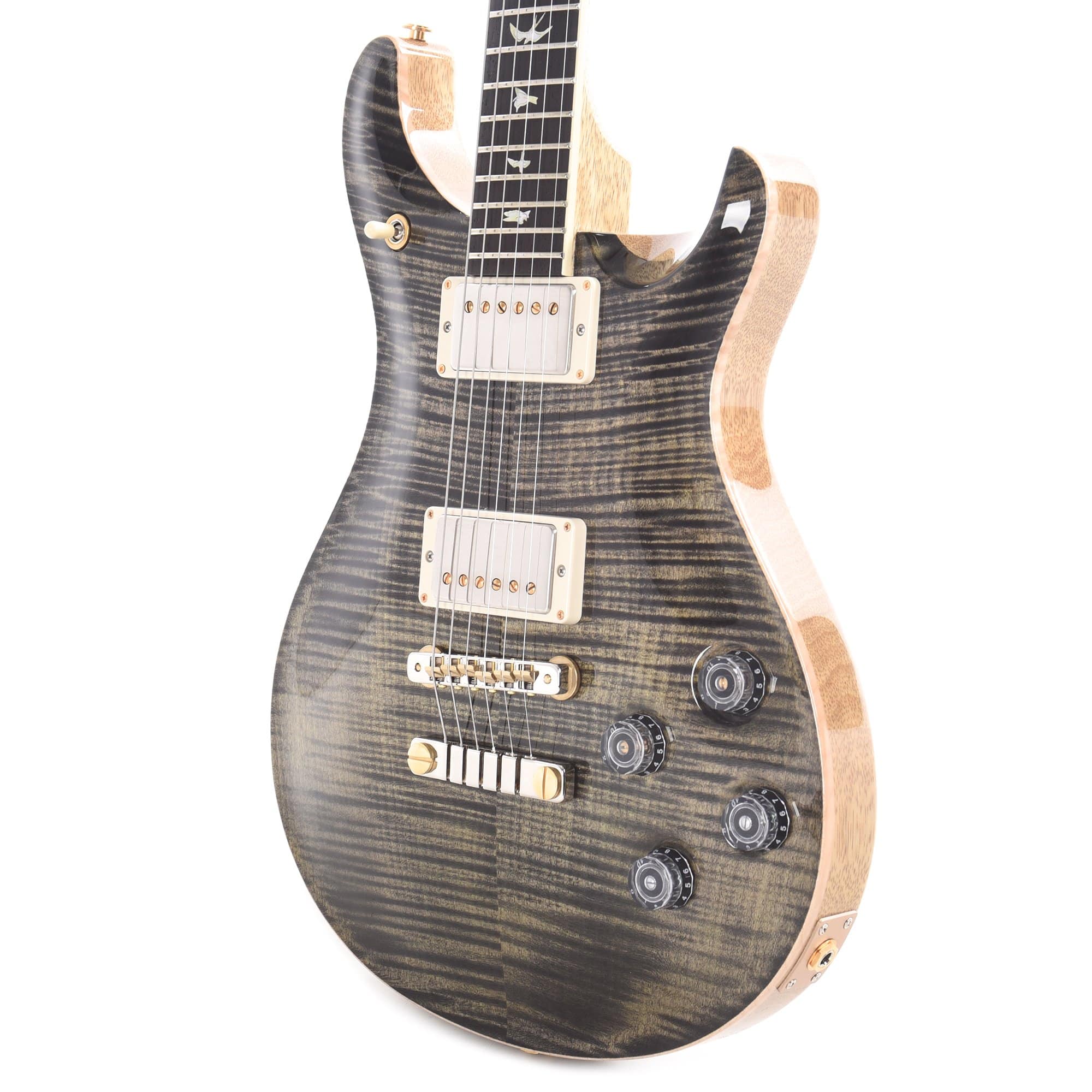 PRS Wood Library McCarty 594 10 Top Flame Obsidian w/Brazilian Rosewood Fingerboard, Korina Back & Neck Electric Guitars / Solid Body