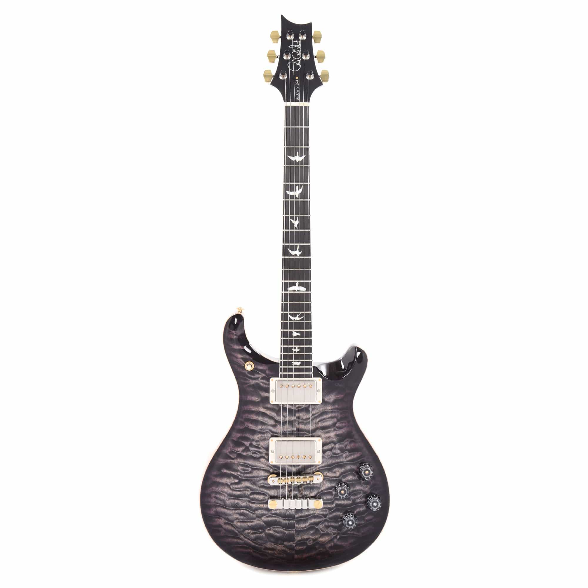 PRS Wood Library McCarty 594 Artist Top Quilt Charcoal Purple Burst w/Ebony Fingerboard Electric Guitars / Solid Body