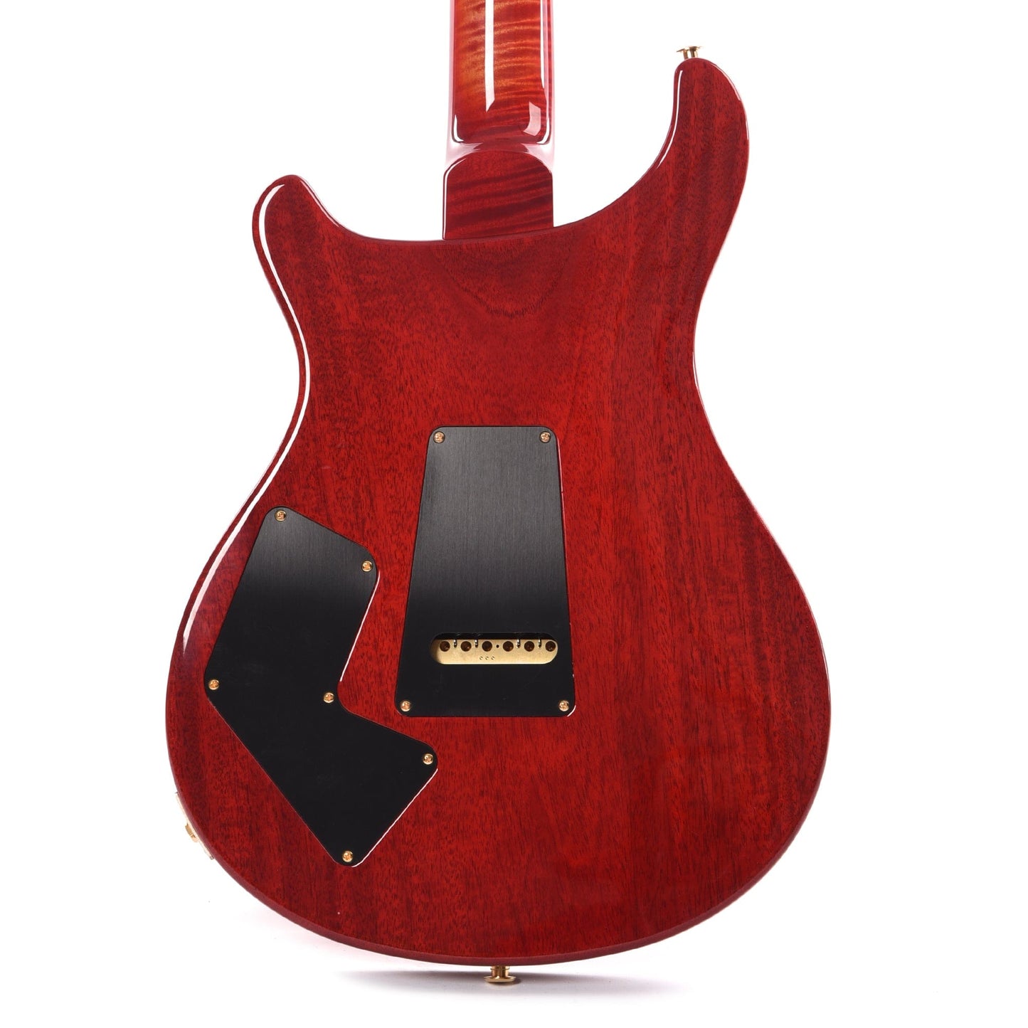 PRS Wood Library Modern Eagle V 10-Top Flame Blood Orange w/Cocobolo Fingerboard & Stained Figured Maple Neck Electric Guitars / Solid Body