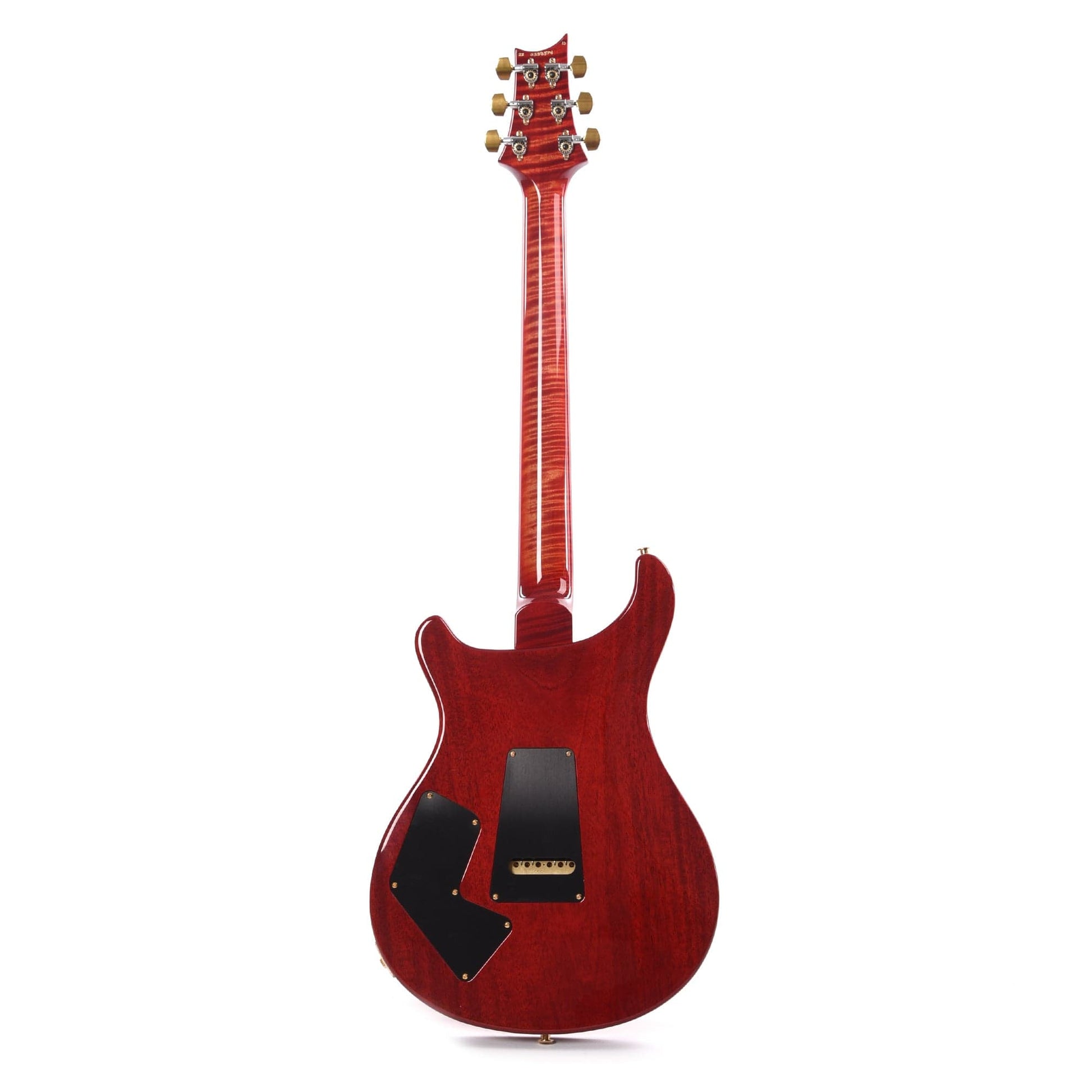 PRS Wood Library Modern Eagle V 10-Top Flame Blood Orange w/Cocobolo Fingerboard & Stained Figured Maple Neck Electric Guitars / Solid Body