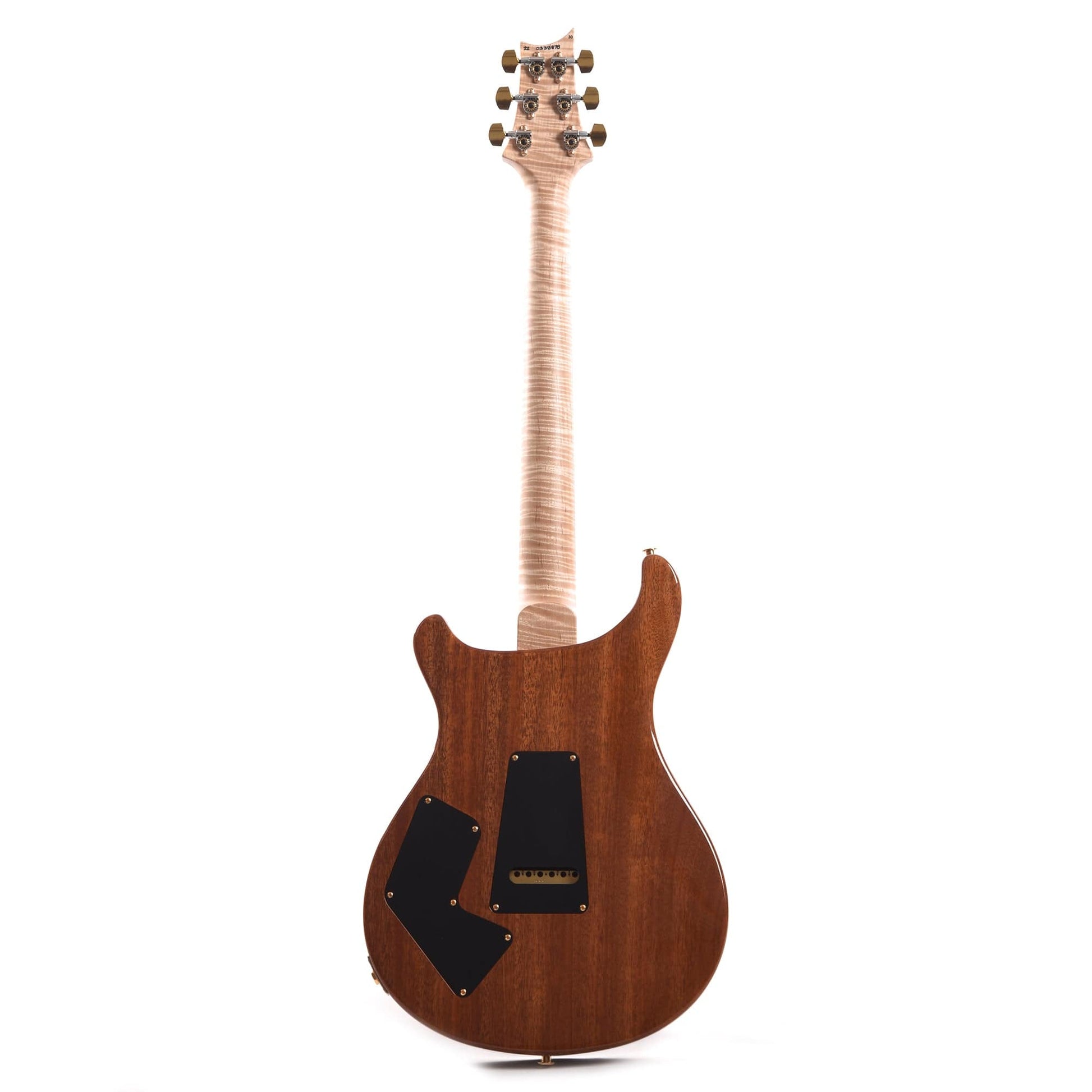 PRS Wood Library Modern Eagle V 10-Top Quilt Trampas Green Fade Micro Burst Blue Binding w/Ebony Fingerboard & Stained Figured Maple Neck Electric Guitars / Solid Body