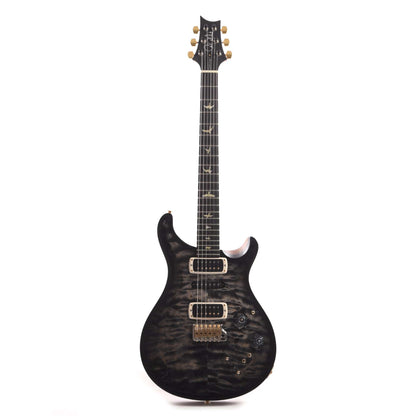 PRS Wood Library Modern Eagle V 10-Top Quilt Trampas Green Fade Micro Burst Blue Binding w/Ebony Fingerboard & Stained Figured Maple Neck Electric Guitars / Solid Body