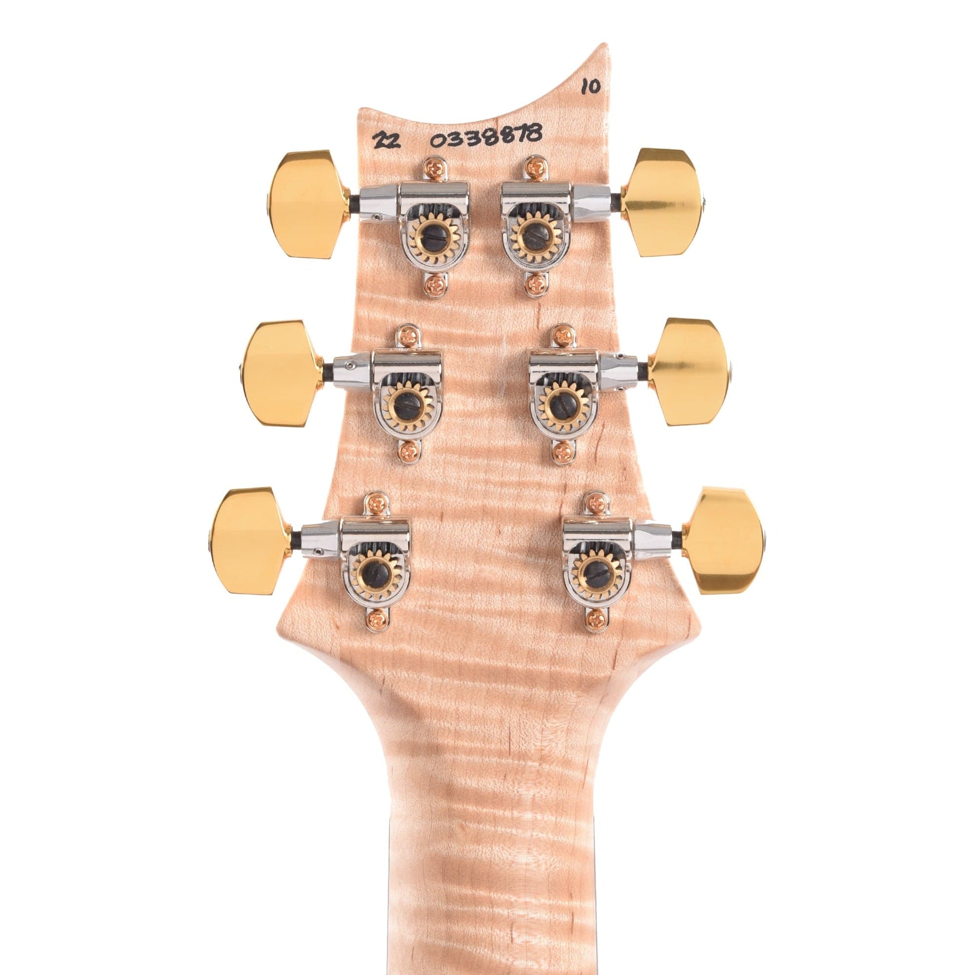 PRS Wood Library Modern Eagle V 10-Top Quilt Trampas Green Fade Micro Burst Blue Binding w/Ebony Fingerboard & Stained Figured Maple Neck Electric Guitars / Solid Body