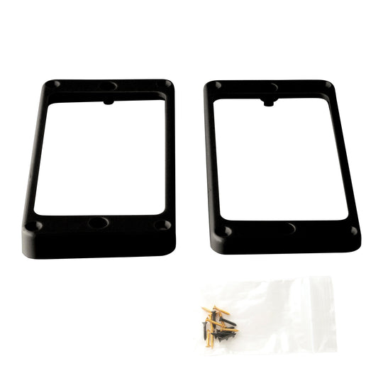 PRS Humbucker Pickup Rings Stoptail Models Black (2) Parts / Guitar Pickups