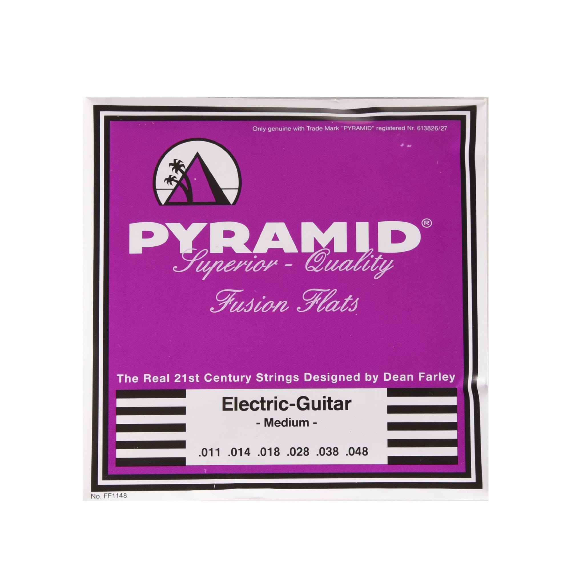 Pyramid Fusion Flats ChromeNickel Flatwound Guitar Strings Medium 11