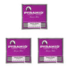 Pyramid Fusion Flats Chrome-Nickel Flatwound Guitar Strings DF Special 12-52 3 Pack Bundle Accessories / Strings / Bass Strings