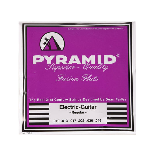 Pyramid Fusion Flats Chrome-Nickel Flatwound Guitar Strings Regular 10-46 Accessories / Strings / Guitar Strings