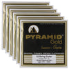 Pyramid Gold Electric Flatwound 12-String Light 10-46.5 (6 Pack Bundle) Accessories / Strings / Guitar Strings