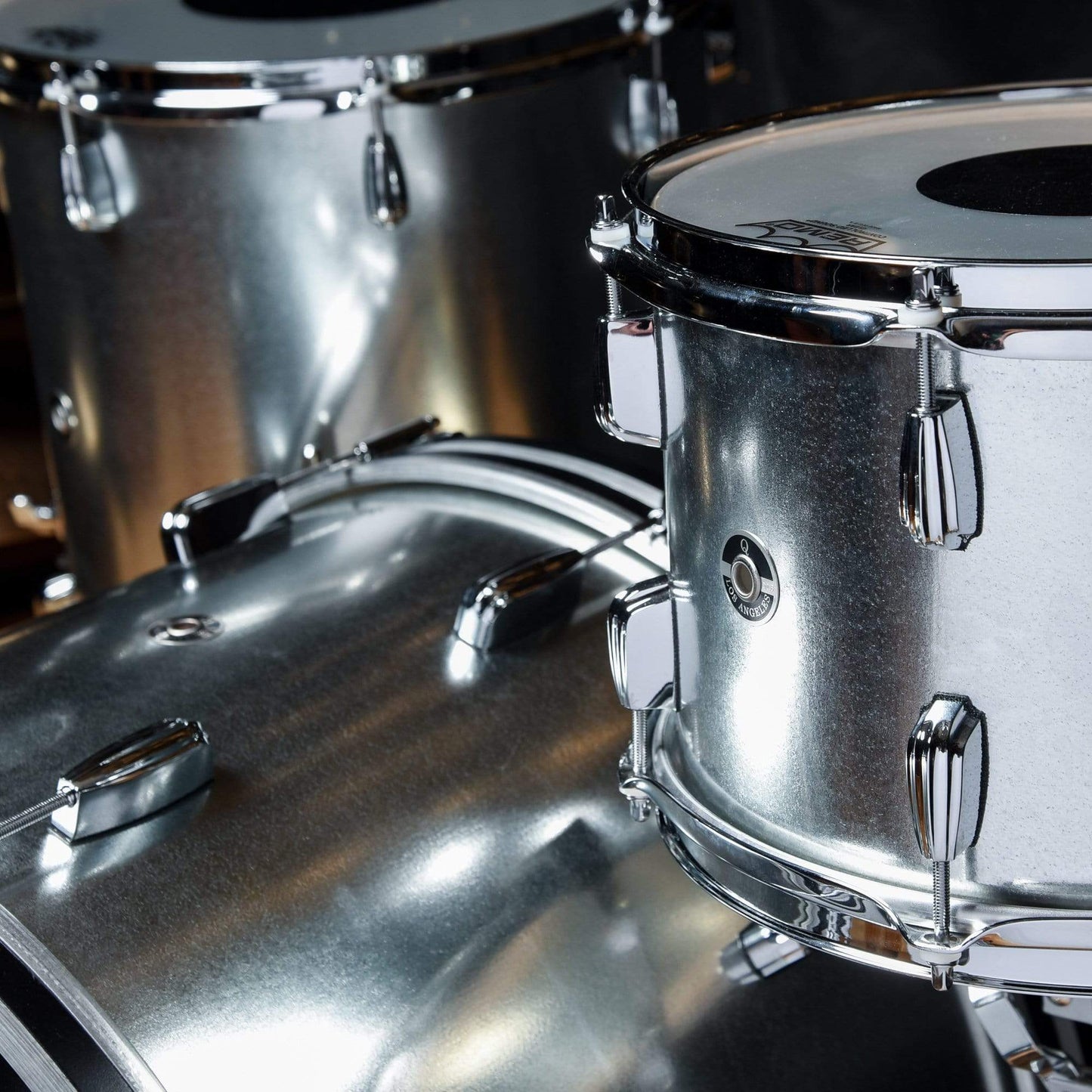 Q Drum Co. 12/16/22 3pc. Galvanized Steel Drum Kit Drums and Percussion / Acoustic Drums / Full Acoustic Kits