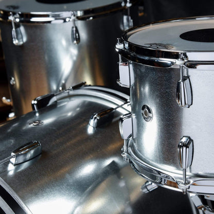 Q Drum Co. 12/16/22 3pc. Galvanized Steel Drum Kit Drums and Percussion / Acoustic Drums / Full Acoustic Kits