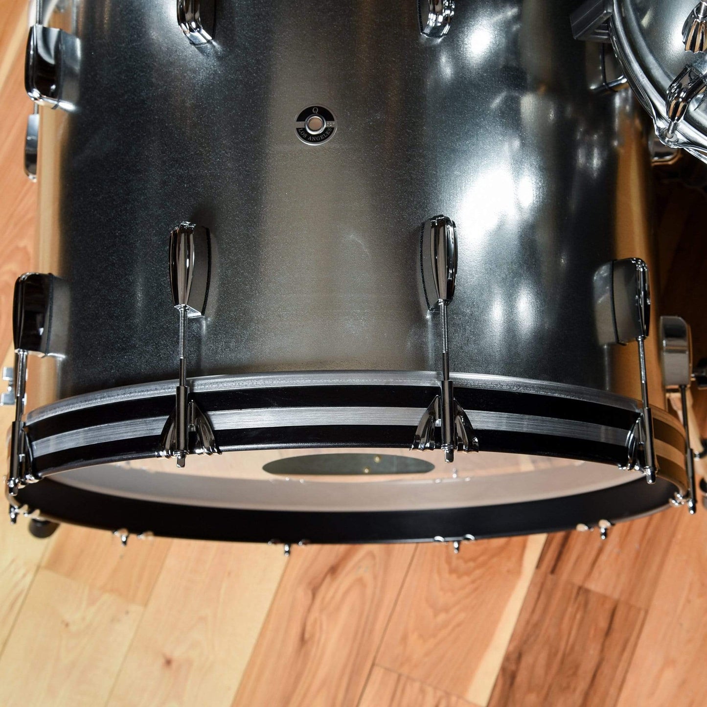 Q Drum Co. 12/16/22 3pc. Galvanized Steel Drum Kit Drums and Percussion / Acoustic Drums / Full Acoustic Kits