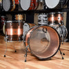 Q Drum Co. 13/16/24 3pc. Copper Drum Kit Blackened Patina Duco Drums and Percussion / Acoustic Drums / Full Acoustic Kits