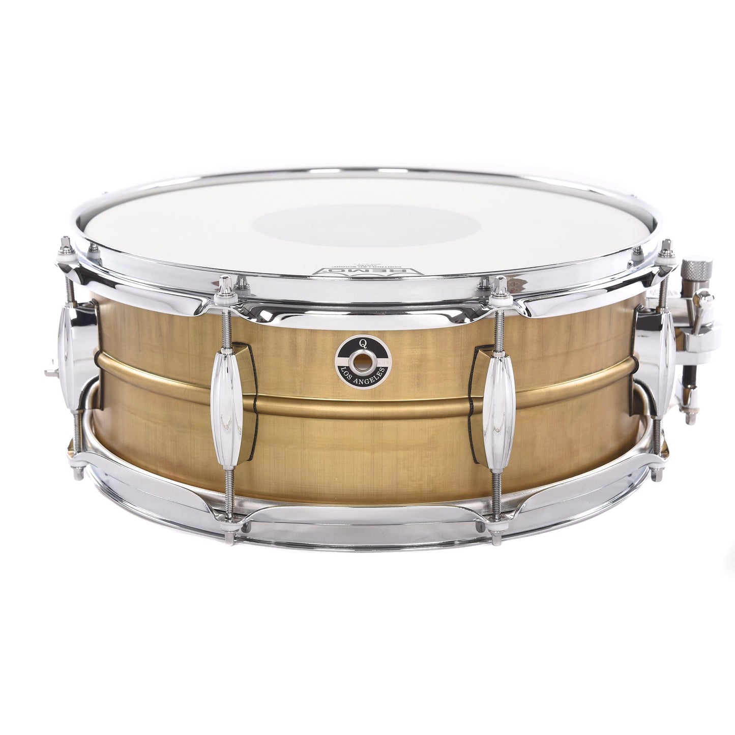 Q Drum Co. 5.5x14 Gentlemen's Raw Brass Snare Drum Drums and Percussion / Acoustic Drums / Snare