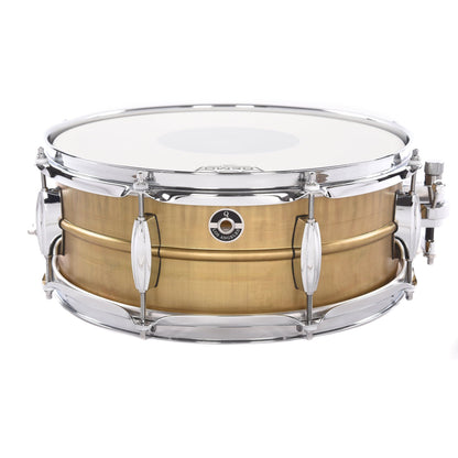 Q Drum Co. 5.5x14 Gentlemen's Raw Brass Snare Drum Drums and Percussion / Acoustic Drums / Snare