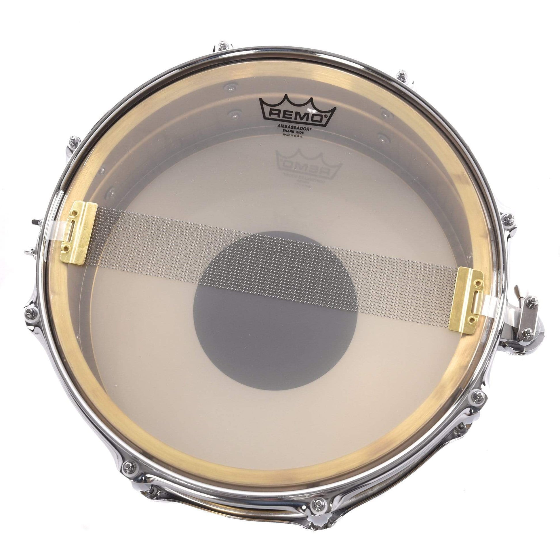 Q Drum Co. 5.5x14 Gentlemen's Raw Brass Snare Drum Drums and Percussion / Acoustic Drums / Snare