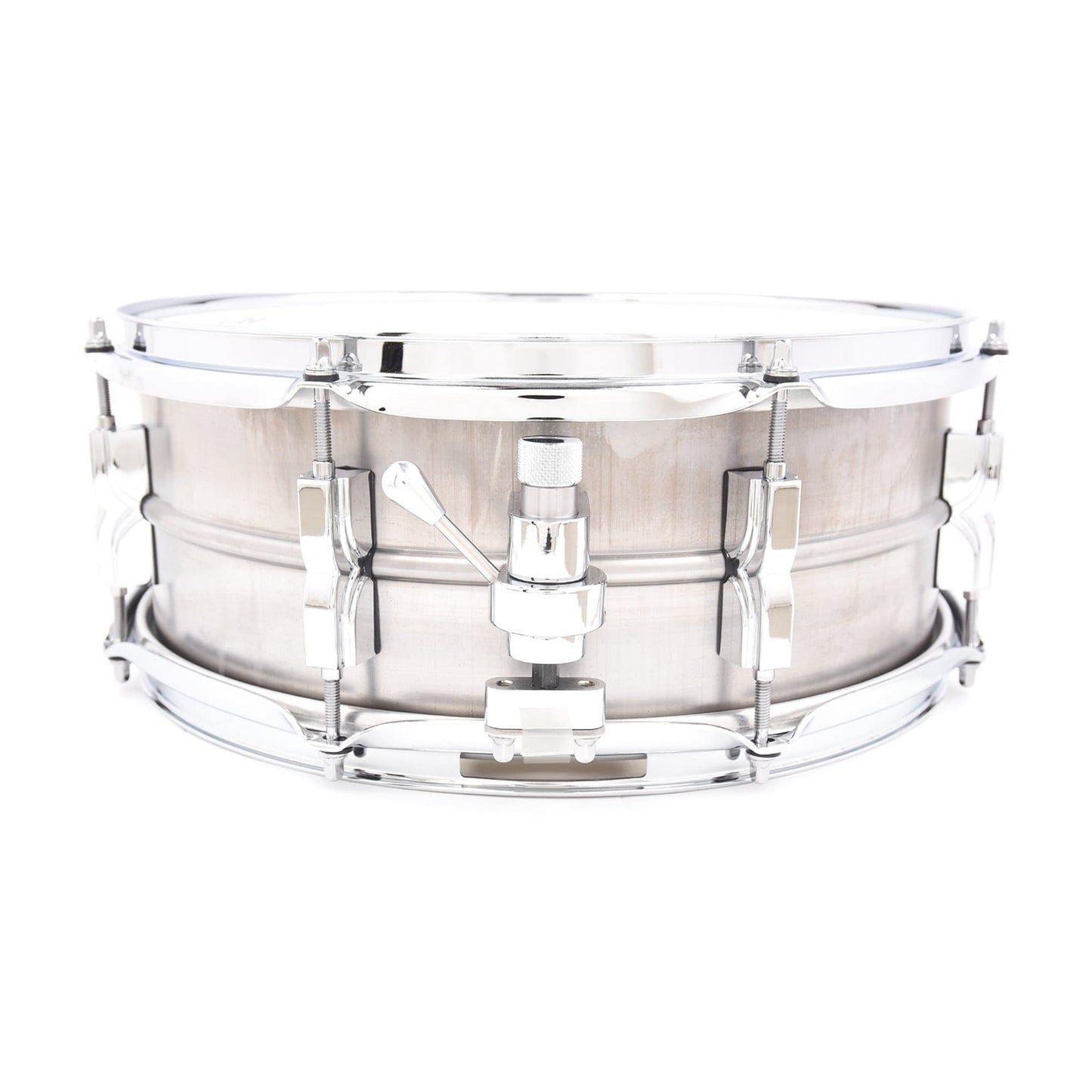 Q Drum Co. 5.5x14 Gentlemen's Raw Steel Snare Drum Drums and Percussion / Acoustic Drums / Snare