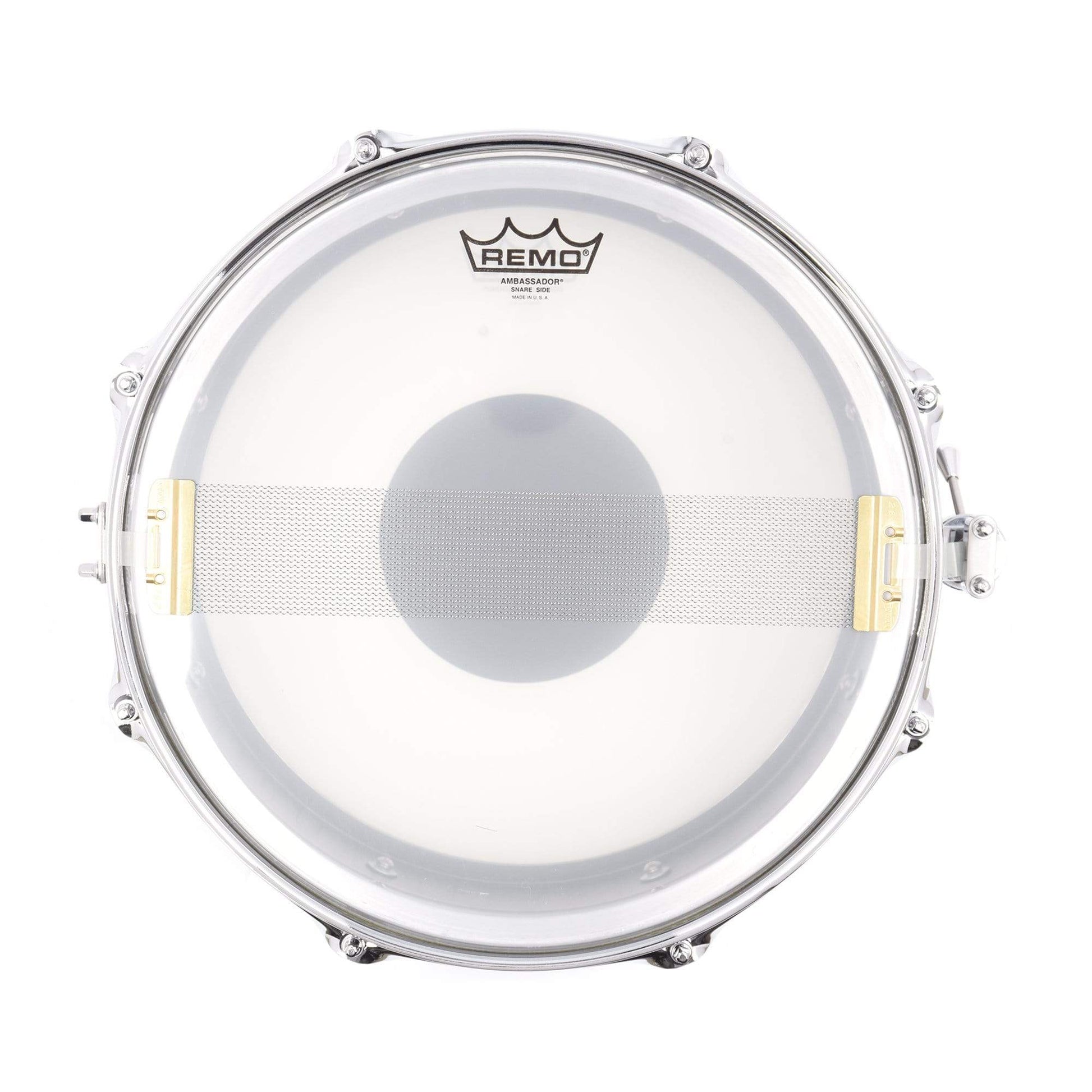 Q Drum Co. 5.5x14 Gentlemen's Raw Steel Snare Drum Drums and Percussion / Acoustic Drums / Snare