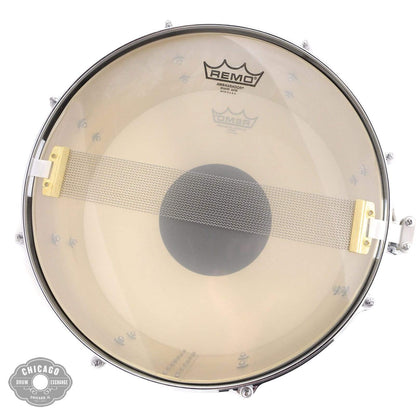 Q Drum Co. 6.5x14 Satin Brushed Brass Snare Drum w/Die Cast Hoops Drums and Percussion / Acoustic Drums / Snare