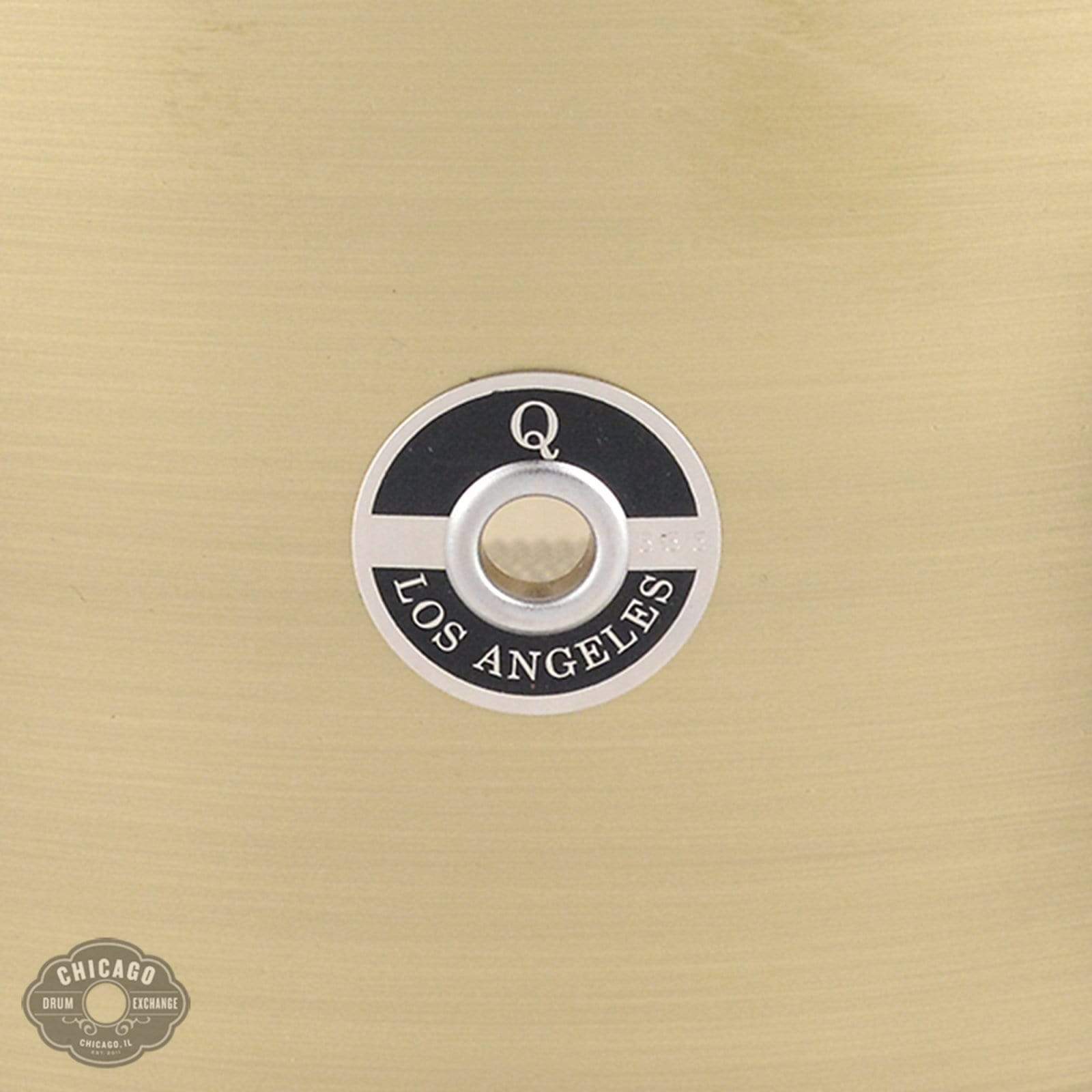 Q Drum Co. 6.5x14 Satin Brushed Brass Snare Drum w/Die Cast Hoops Drums and Percussion / Acoustic Drums / Snare