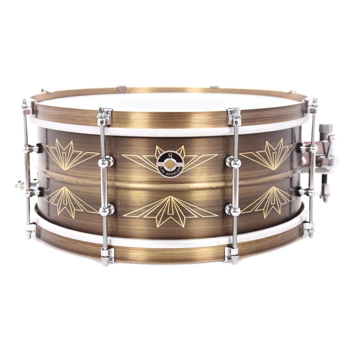 Q Drum Co. 6x14 Grand Union Brass Snare Drum Drums and Percussion / Acoustic Drums / Snare