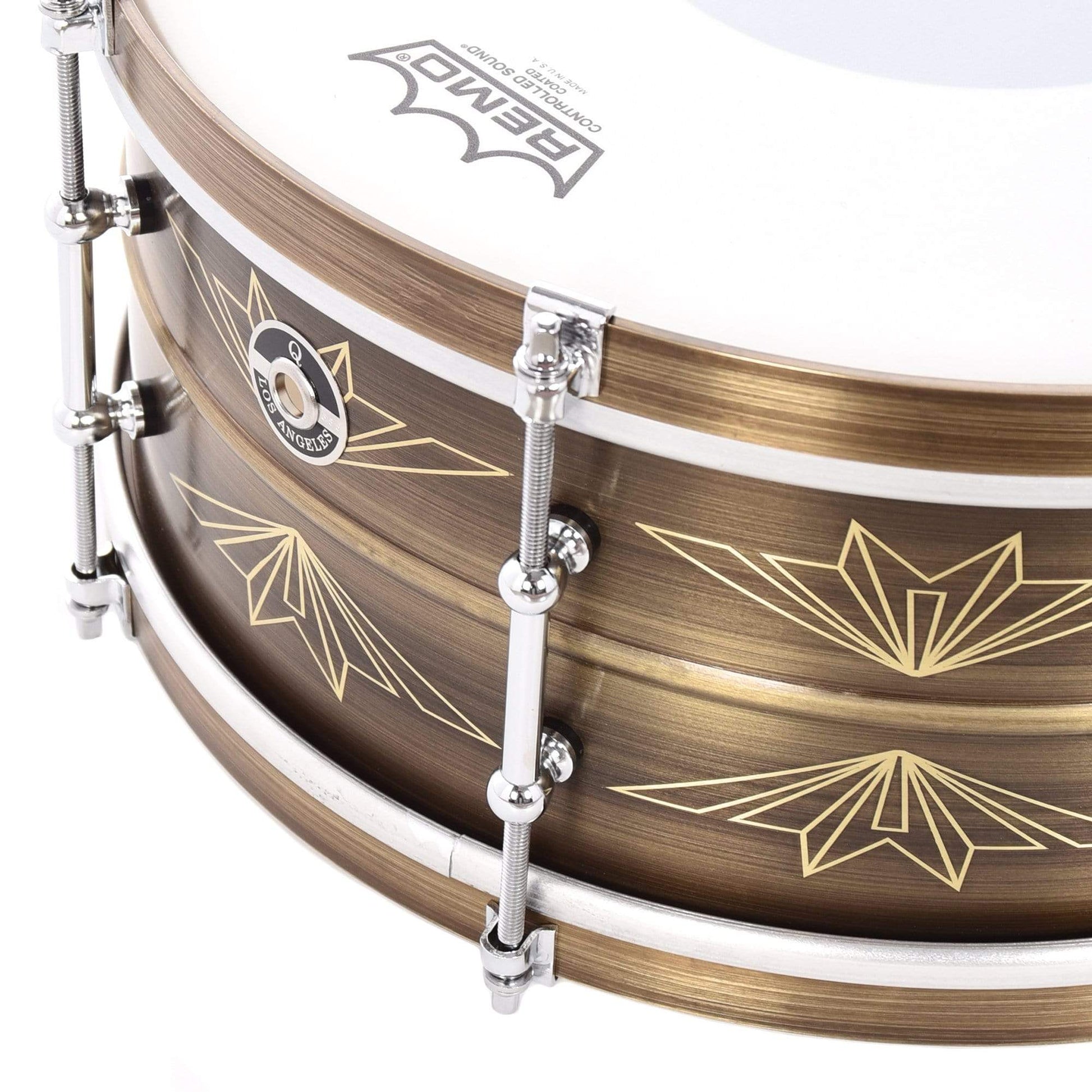 Q Drum Co. 6x14 Grand Union Brass Snare Drum Drums and Percussion / Acoustic Drums / Snare