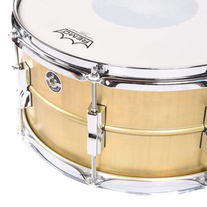 Q Drum Co. 7x14 Gentlemen's Raw Brass Snare Drum Drums and Percussion / Acoustic Drums / Snare