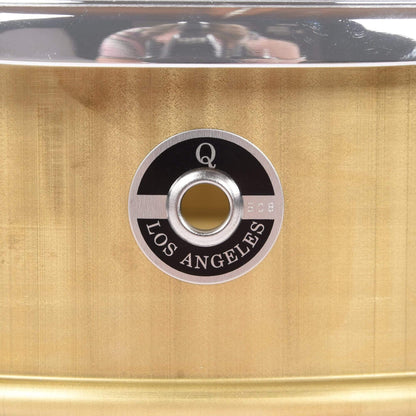 Q Drum Co. 7x14 Gentlemen's Raw Brass Snare Drum Drums and Percussion / Acoustic Drums / Snare