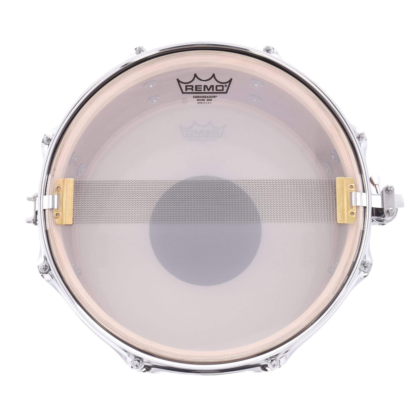 Q Drum Co. 7x14 Mahogany/Poplar Snare Drum Mahogany Satin w/Copper Inlay, Maple Reinforcement Rings, Trick Throw, Die Cast Hoops Drums and Percussion / Acoustic Drums / Snare