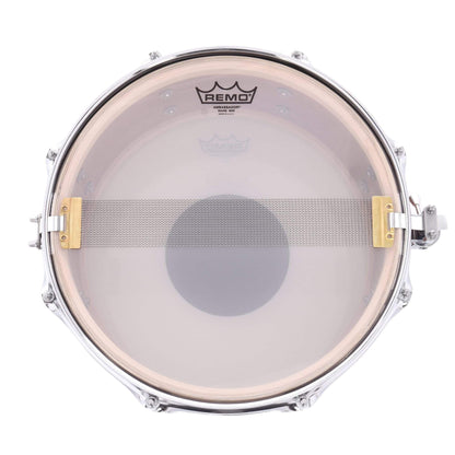 Q Drum Co. 7x14 Mahogany/Poplar Snare Drum Mahogany Satin w/Copper Inlay, Maple Reinforcement Rings, Trick Throw, Die Cast Hoops Drums and Percussion / Acoustic Drums / Snare