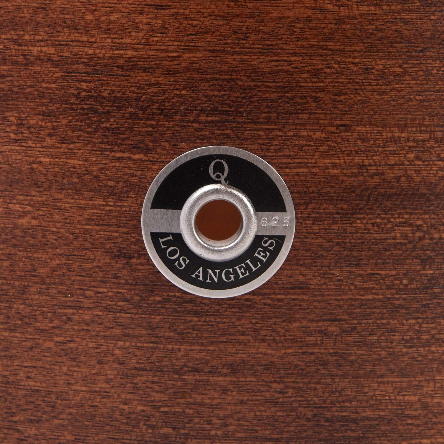 Q Drum Co. 8x12 Mahogany/Poplar Tom Blackened Mahogany w/Brushed Hardware & Single Flange Hoops Drums and Percussion / Acoustic Drums / Tom