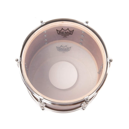 Q Drum Co. 8x12 Mahogany/Poplar Tom Blackened Mahogany w/Brushed Hardware & Single Flange Hoops Drums and Percussion / Acoustic Drums / Tom