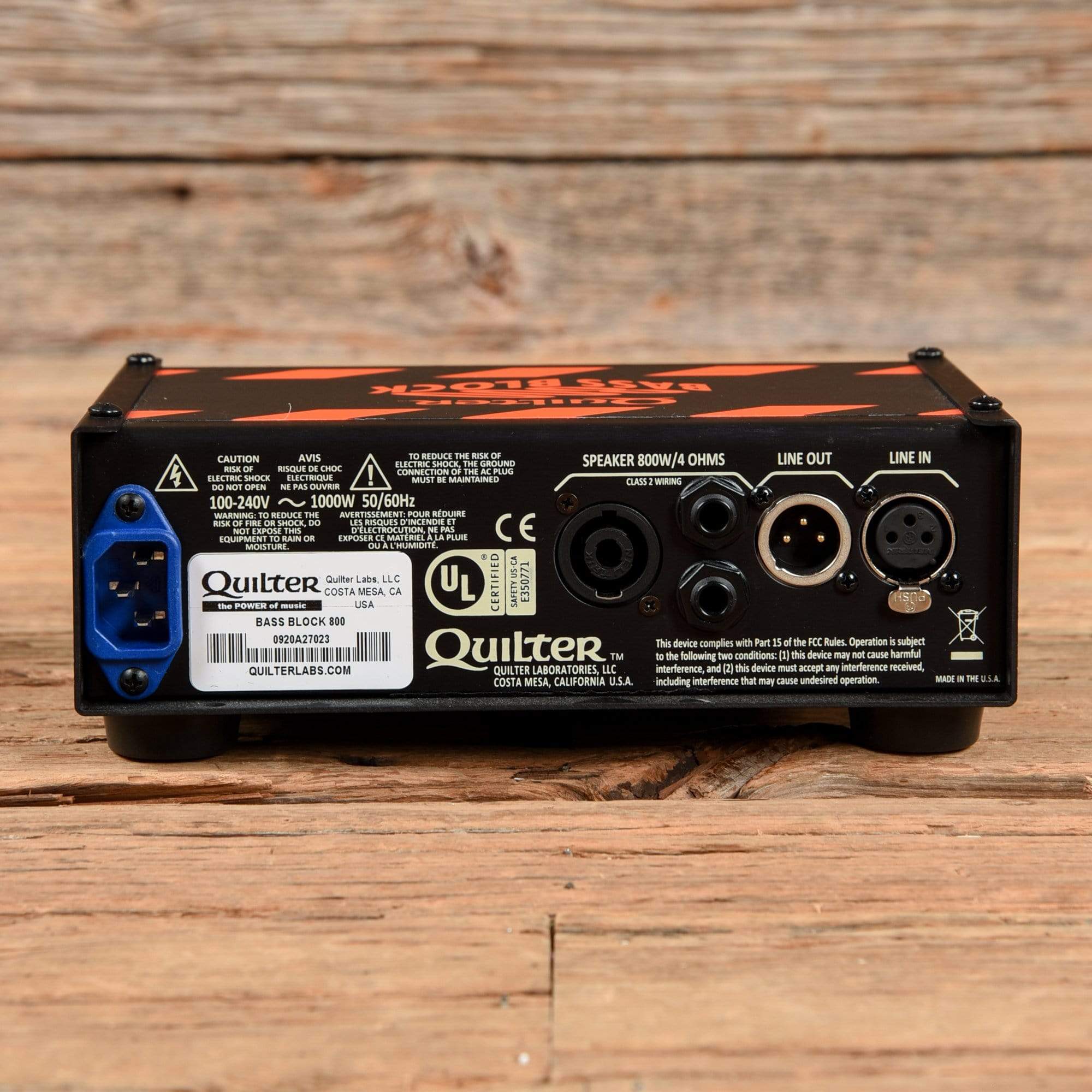 Quilter Labs Bass Block 800 Ultralight 800W Bass Amp Head Amps / Bass Heads