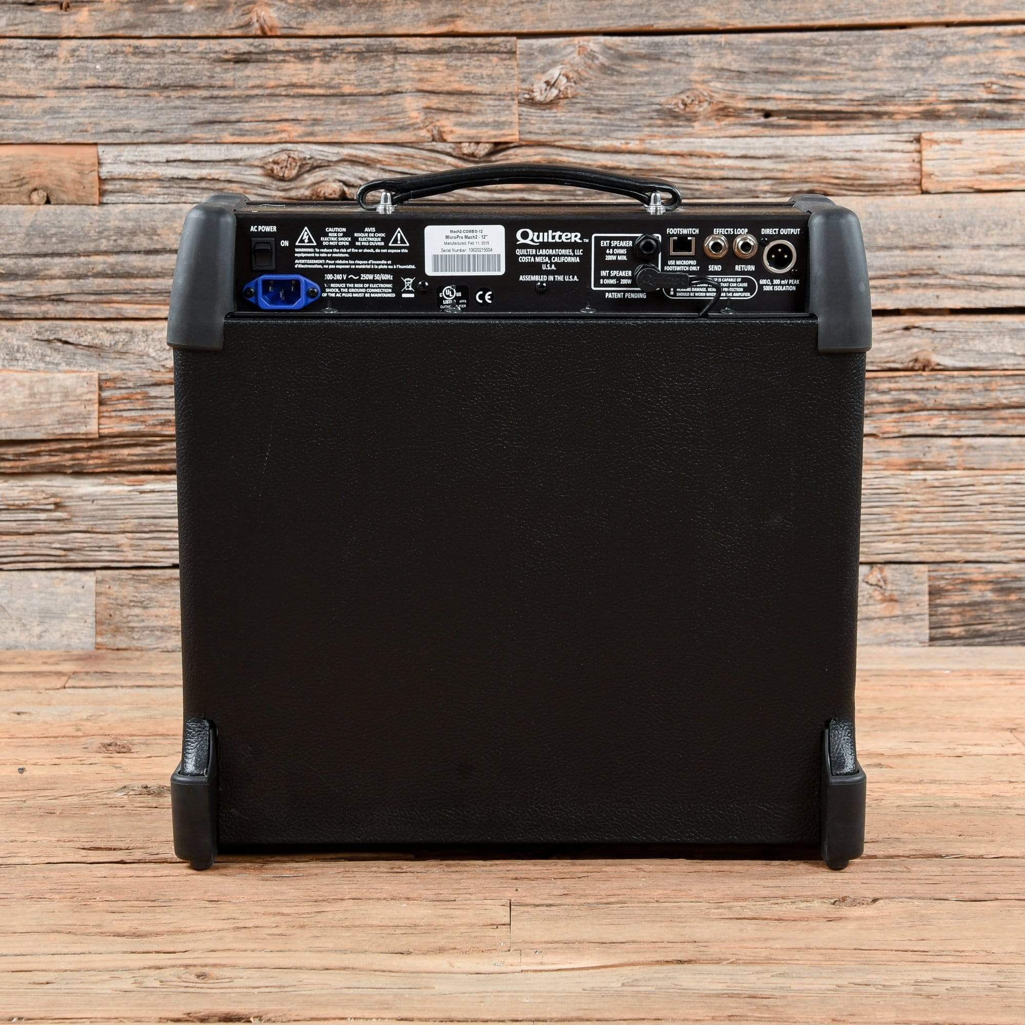 Quilter Labs MicroPro Mach 2 1x12 Combo w/Footswitch Black Amps / Guitar Combos