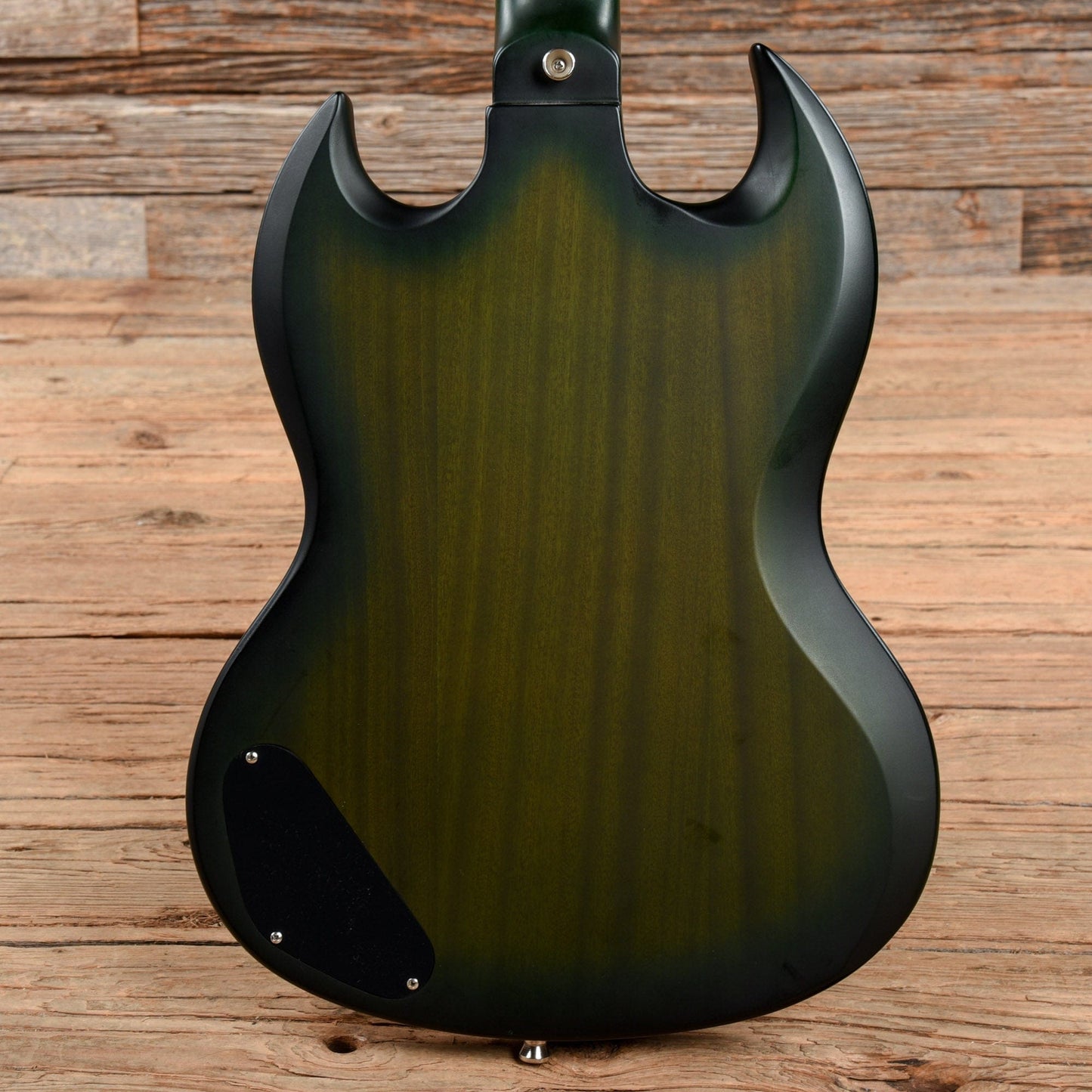 Quincy Doublecut Electric Green Electric Guitars / Solid Body