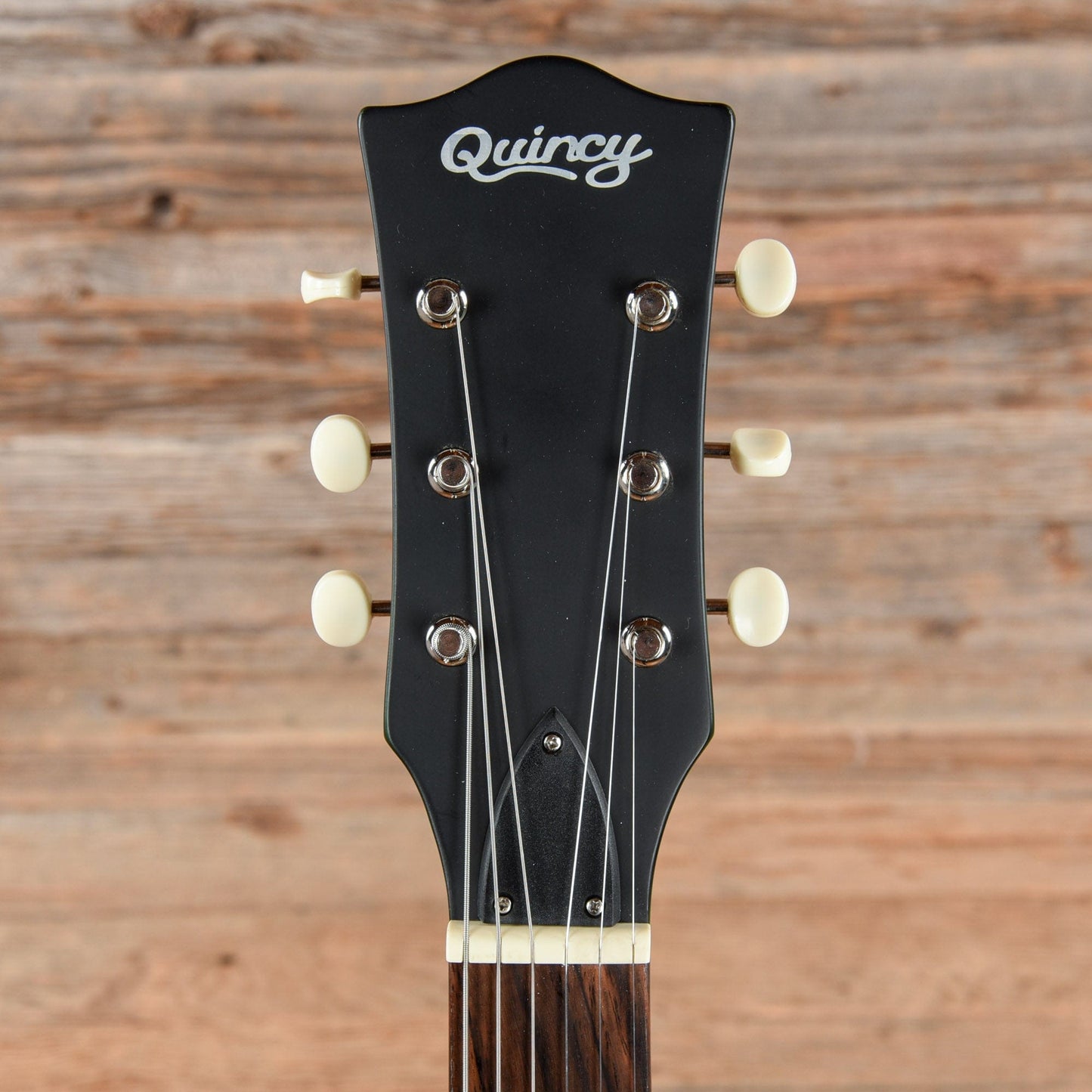 Quincy Doublecut Electric Green Electric Guitars / Solid Body