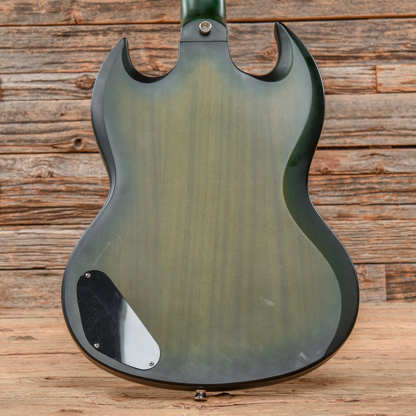 Quincy Doublecut Electric Green Electric Guitars / Solid Body
