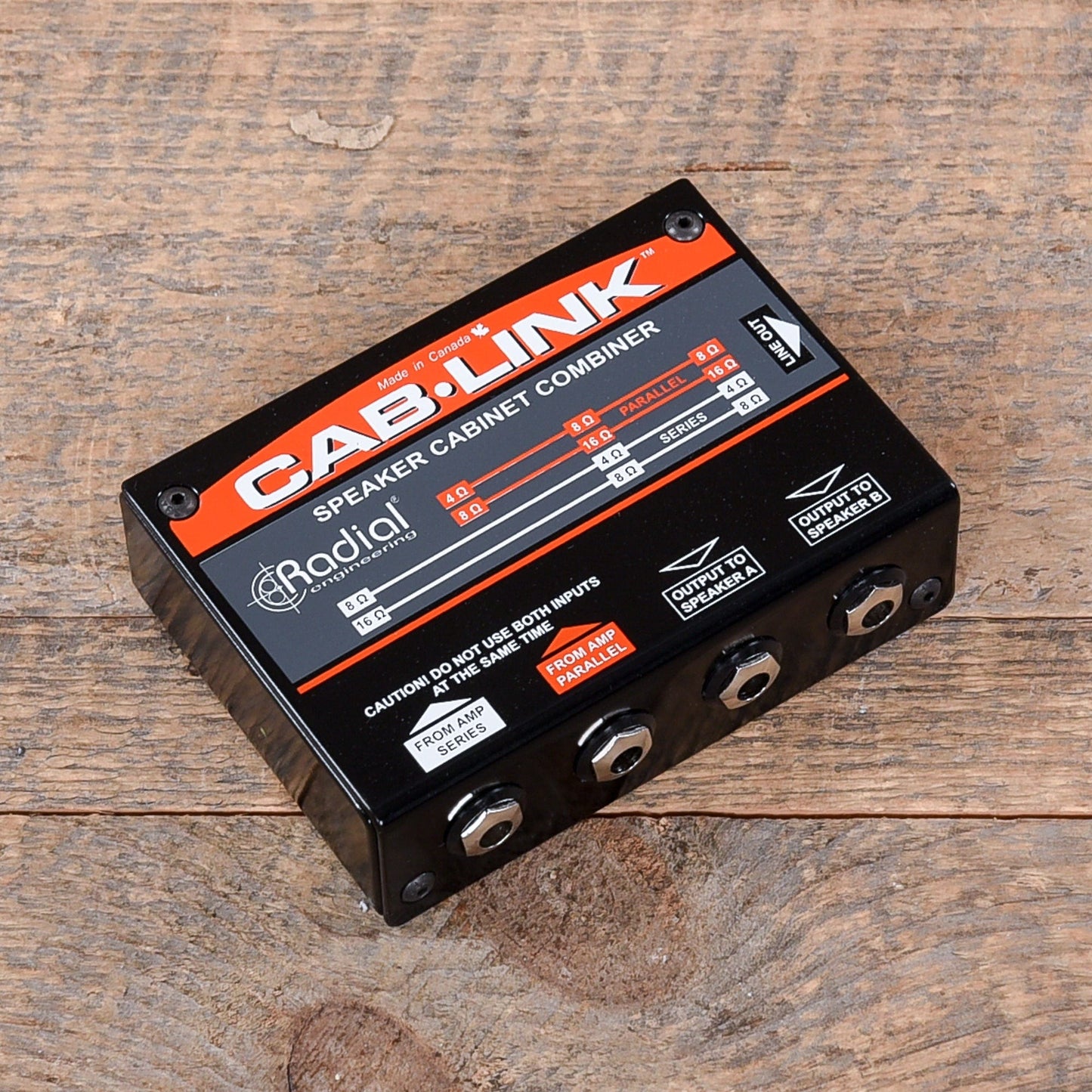 Radial CabLink Speaker Cabinet Merger Effects and Pedals / Controllers, Volume and Expression