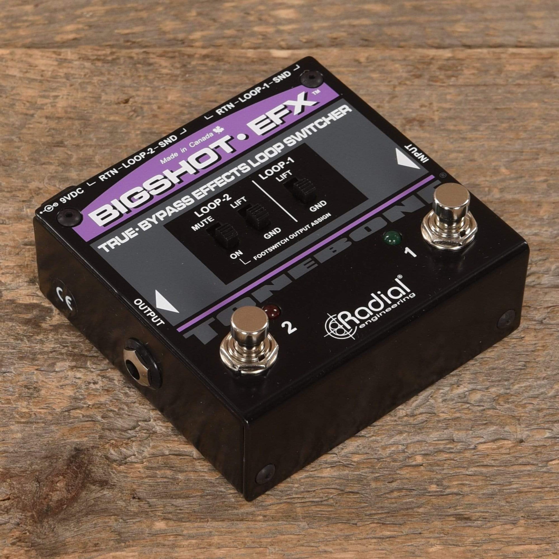 Radial Big Shot EFX True-Bypass Effects Loop V2 - Effects and Pedals / Loop Pedals and Samplers
