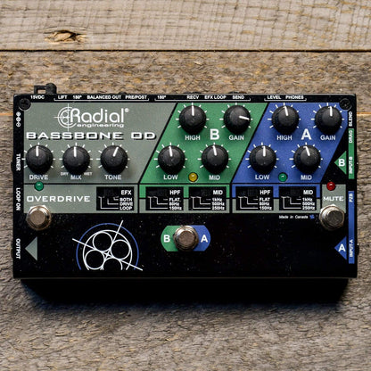 Radial Tonebone Bassbone OD Effects and Pedals / Overdrive and Boost